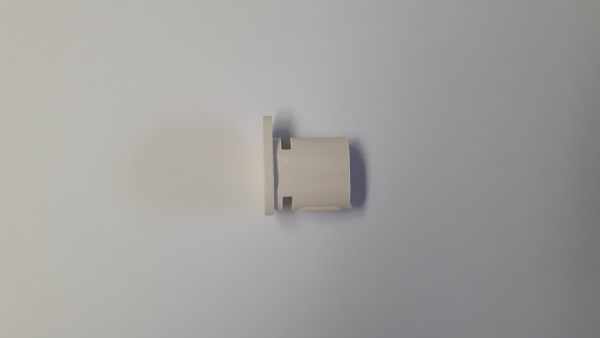 End plug for ovaltube  white