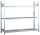SB, Wide-Span-Rack WS 2000 with Steel Shelves, 2.000 x 2.250 x 400 mm, Galvanized, 3 Levels