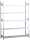 SB, Wide-Span-Rack WS 2000 with Steel Shelves, 3.000 x 2.000 x 500 mm, Galvanized, 5 Levels