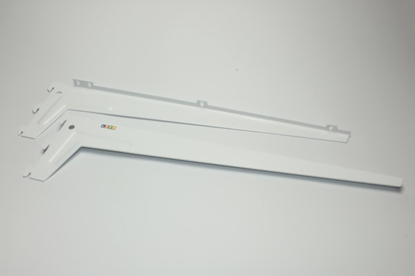 Winkelträger (3 Einhängehaken) mit Clip T480 mm weiß