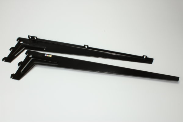 Winkelträger (3 Einhängehaken) mit Clip T480 mm schwarz