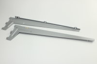 Angle bracket T480 mm white aluminium