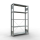 SB, Office Plug-in-Rack MULTIplus85, 1.800 x 1.000 x 300, 5 Shelves, Cross Brace, Galvanized, without Stop Strip