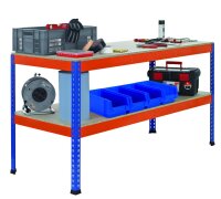 Z1-Packtisch/Werkbank, HxB 990x1536, Tiefe 1230 mm