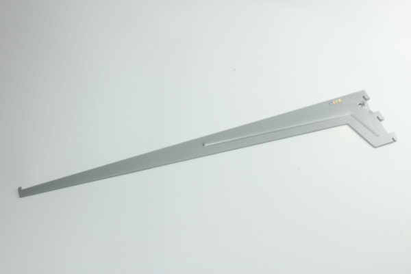 Träger (3 Einhängehaken) 65kg T600 mm weißaluminium (RAL 9006)