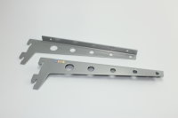 Design-Angle bracket T280 mm R50 white aluminium