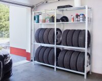 Garagenregal-Set 2000x1000x400 mm - Grundregal 2...