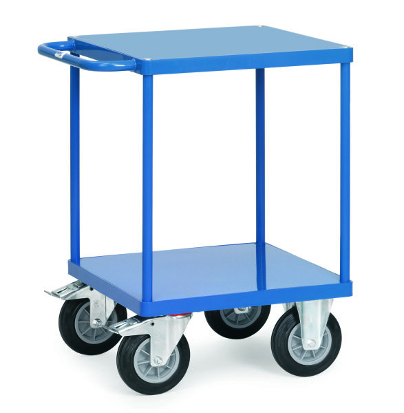 Tischwagen 2496B mit Stahlblech-Plattformen Ladeflaeche 600 x 600 mm