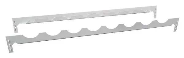 Zusatzebene für Weinregal 1000 x 250, silber, für 8 Flaschen